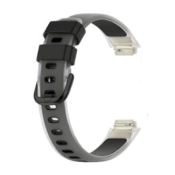 Fitbit Inspire 3 Silicone transparent two color watch strap (LSHHT0630-033)