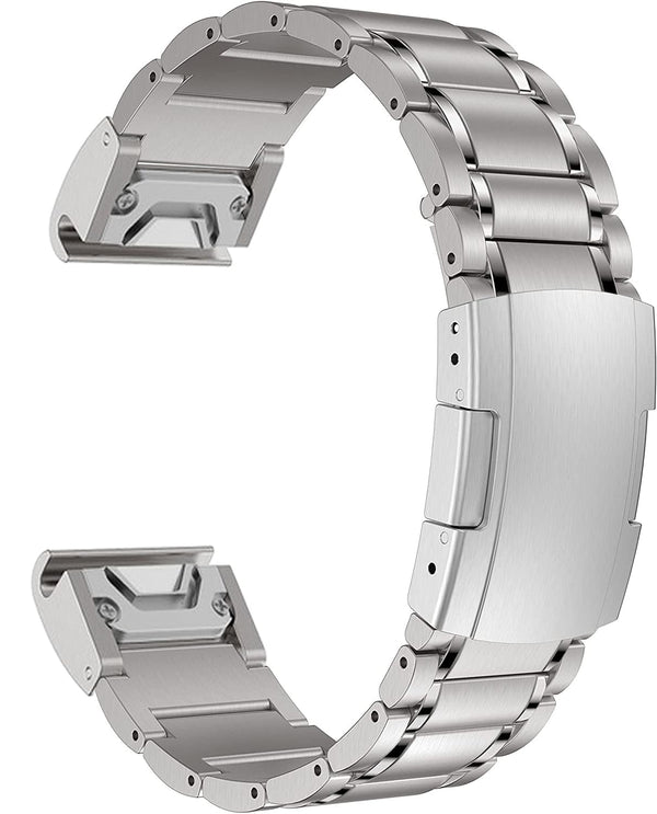 26 mm Quick Fit Titanium Five Beads watch Bands For Garmin Smart Watch (LSJL-020)