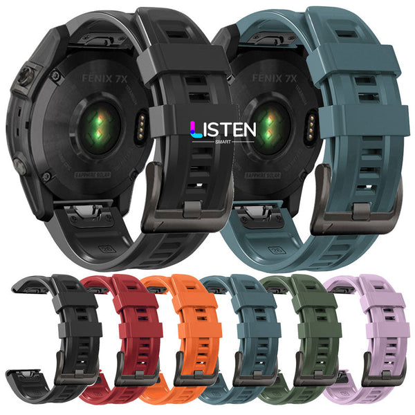 26 mm Quick Fit Silicone Watch Band for Garmin (LSJSHP-003)
