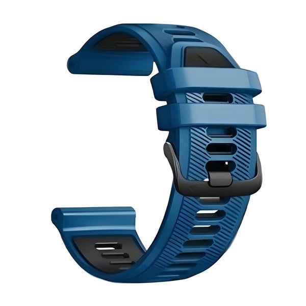 22 mm Quick Release Silicone Watch Band for Garmin Forerunner 965 (LSJSHP-004)