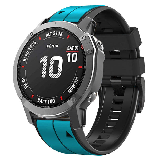 26 mm Quick Fit Silicone Watch Bands double color (LSJYH-014)