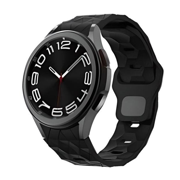 20 mm Quick Release Strap Dual Color Silicone Bands for Samsung Galaxy Watch 4 Classic/5 Pro/6 Classic (LSMM-058)