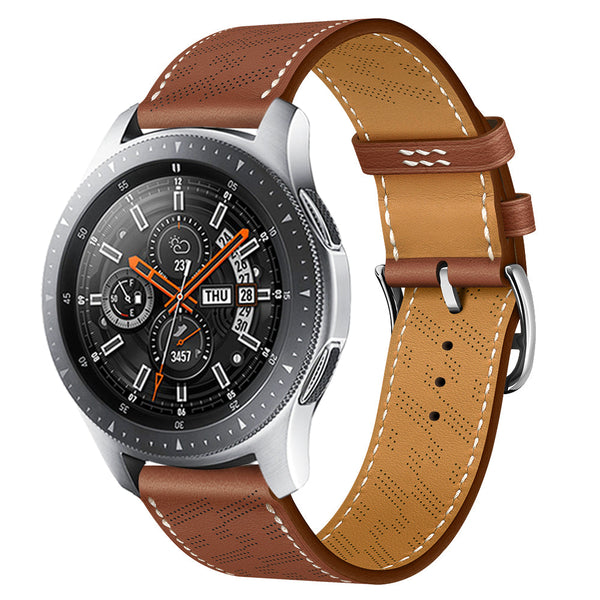 22 mm Quick Release Breathable Leather Watch Band (LSYD-014)