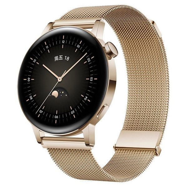 22 mm Quick Release Stainless Steel Magnetic Watch Band (LXMM-017)