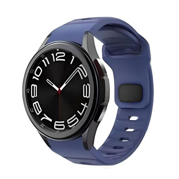 20 mm Quick Release Silicone Wave Watch band For Samsung Galaxy Watch 4 Classic/5 Pro/6 Classic (LXMM-028)